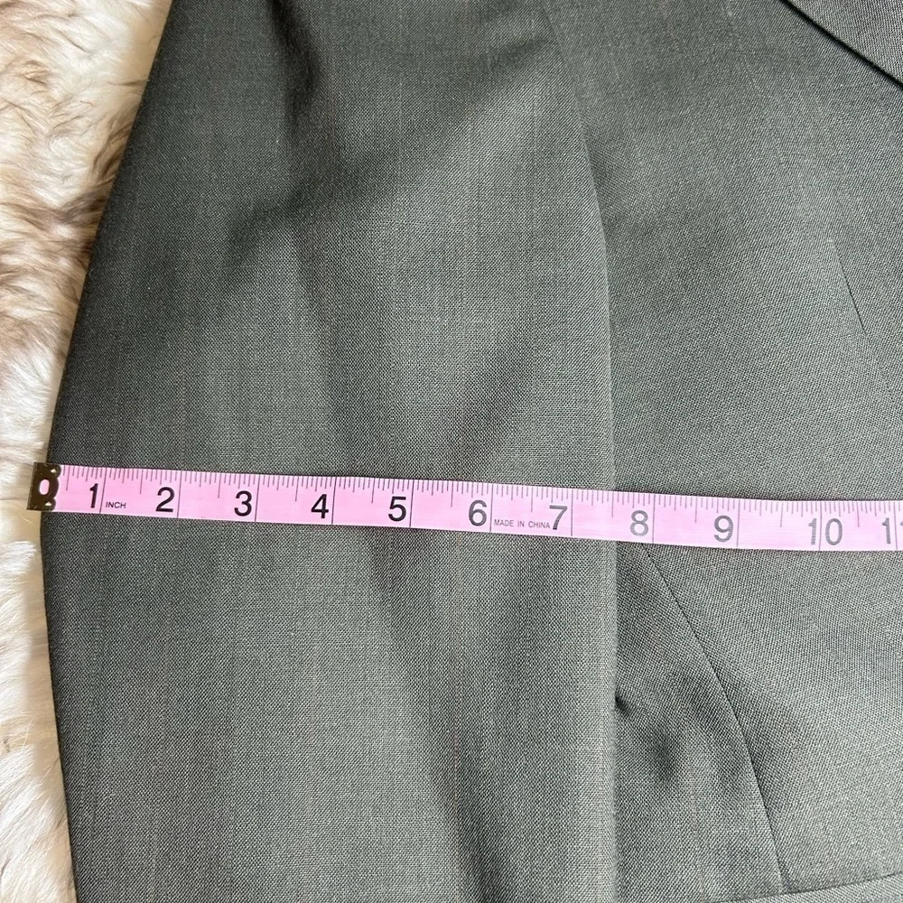 Men’s Sport Coat 40R Executive Collection Light Black 2 Button Blazer Jacket